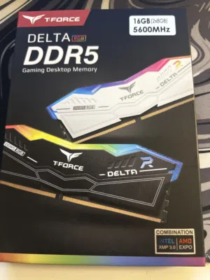 T-Force DDR5 Ram 16GB 5600MHz-Black-RGB