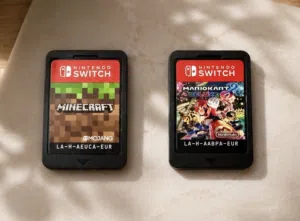 Mario Kart & Mine craft Nintendo Switch Game  لعبه ماريو كارت و ماينكرافت نينتندو سويتش