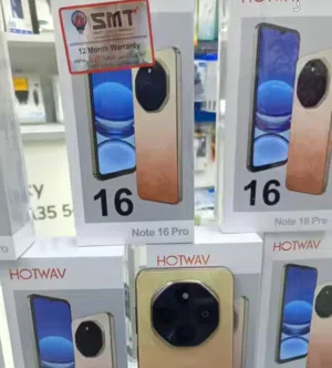 جهاز جديد Hotwav Not 16 pro رام 12 جيجا 128 مكفول سنة وهداياا