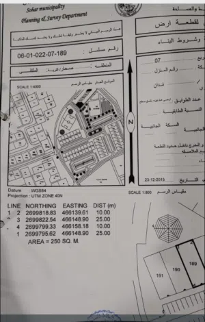 ارض سكني تجاري بالملتقي 7للبيع