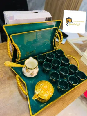 طقم القهوه الفاخر