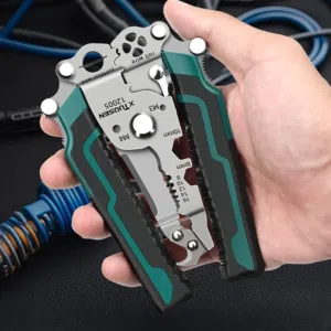 قطاعه و كماشه و تعرية اسلاك  و ربط و شد و لف