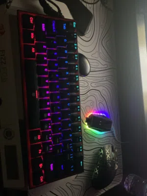 كيبورد جايمنج REDRAGON FIZZ RGB K6-17