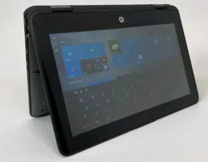 جهاز لاب توب hp  برو بوك نظام شاشه تتش كامرتين هارد 120 جيجا ssd رام 4 شاشه 11.6 انش بطاريه فل معه ش