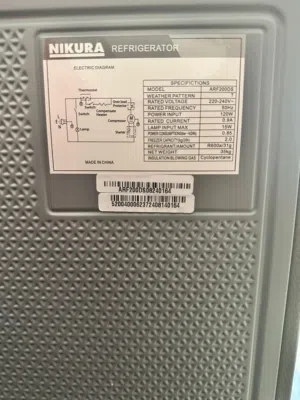 www.nikurajapan.com 1year old 2 door fridge 200Liers for sale from 1st owner