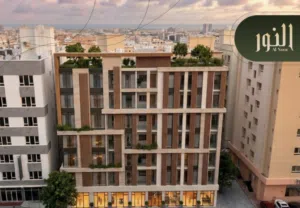 شقه للبيع في مشروع سكني فندقي بشارع الكليات - سهل الخروج و الدخول للشارع السريع