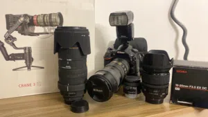 كاميرا نيكون D810 وعدسات SIGMA