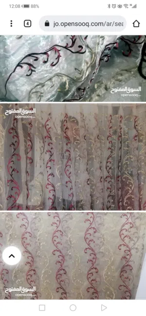 فوال نوعية فاخرة بحالة ممتازة جدا قماش اورجنزا راقية عدد 4