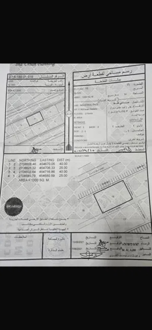 Industrial Land for Sale in Al Batinah Sohar