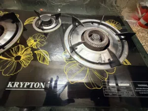 Tempered glass gas stove