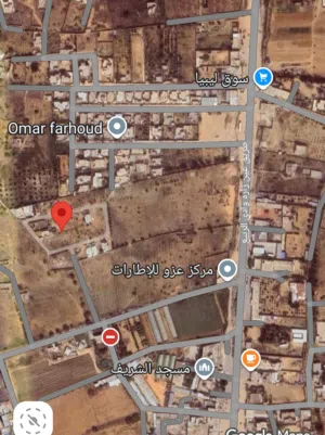قطعة ارض خلف مسجد الشريف قبل الاشارة الضوئية وادي الربيع