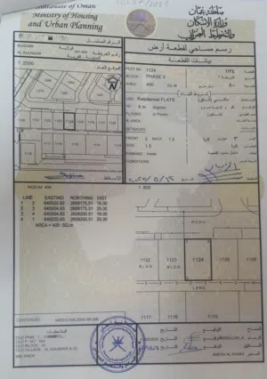 ارض سكنية الخوير تصريح شقق 400 متر