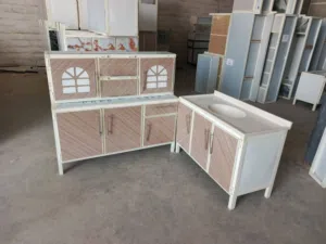 كاونترات جاهزه المنيوم قياس متر ونص وسنك متر و20 مرمر