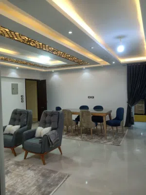 شقه مفروشه للايجار بالمهندسين موقع متميز بجوار جميع الخدمات