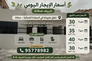 115 m2 2 Bedrooms Apartments for Rent in Dhofar Salala