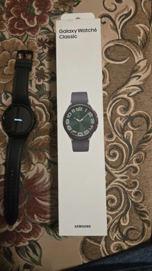 ساعه سامسونج watch 6 classic 47mm بحاله ممتاره جدا