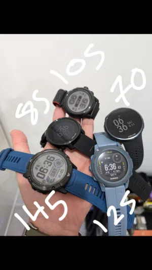 ساعات Garmin, Polar و Coros . الاسعار والحاله بالوصف