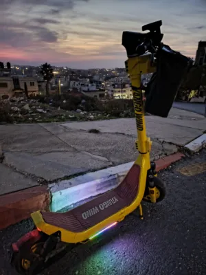 سكوتر كهربائي في رام الله