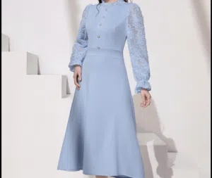 فستان انيق ومتحشم يناسب العيد