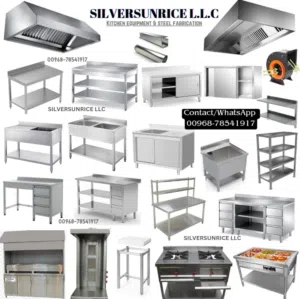 fabricating stainless steel kitchen table,  sink & hood