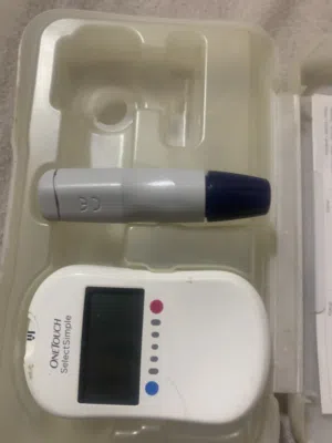 جهاز فحص للسكري غير مستخدم ابداً