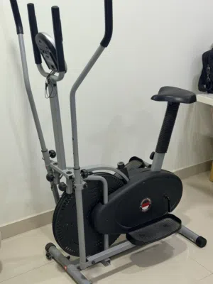 Marshal Fitness 2-in-1 Elliptical Cross Trainer & Exercise Bike