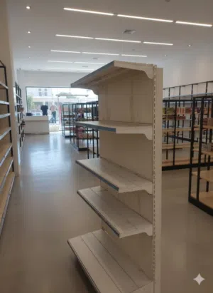 رفوف عرض للمولات والسوبر ماركت