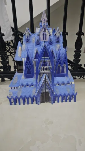 frozen castle with accessories