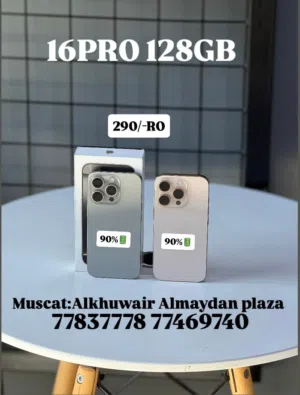 iPhone 16 Pro 128 GB Fine and smooth device available