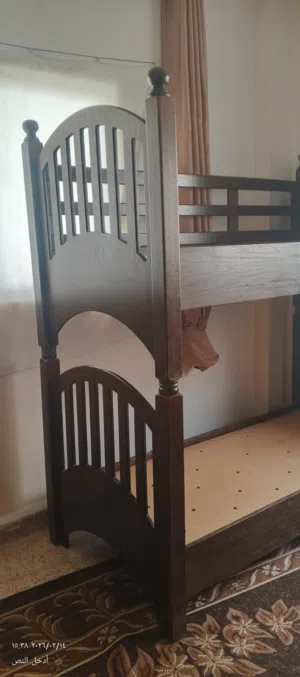 تخت أطفال خشب زان اصلي