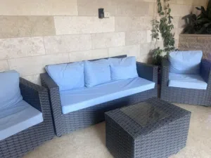 طقم راتان حديقة 14 قطعه