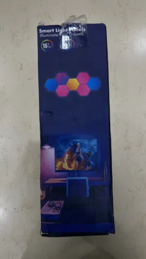 اضاءة نانو ليف سداسي جيمنجRGB SMART LIGHT PANELS