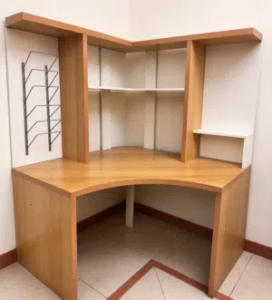 IKEA Corner Workstation with Shelving