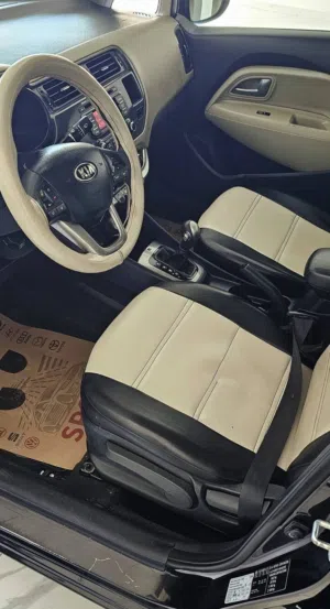 kia-كيا-ريو-2014-منمرة-معاها-تامين-لشهر-7