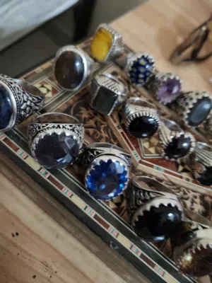 silve ring different types and sizes all silver rings offers for 3 days 250 small 320 large