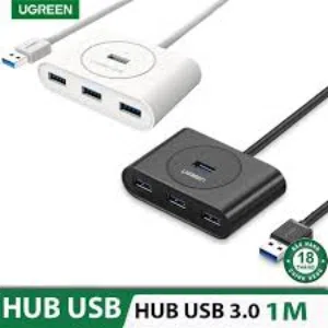 UGREEN 4-port usb 3.0 hub, موزع UGREEN 4 منافذ USB 3.0