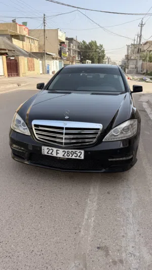 مارسيدس اس كلاس 350 اسود رقم اربيل    بدون حادث او صبغ فقط جراد بسيط بالقمارة