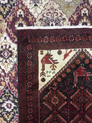 سجاد انتيك موثق ايراني يدوي 1500دينار