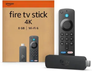 Fire TV Stick 4K 8GB WiFi 6 Streaming Device with Alexa Voice Remote Dolby Vision HDR10