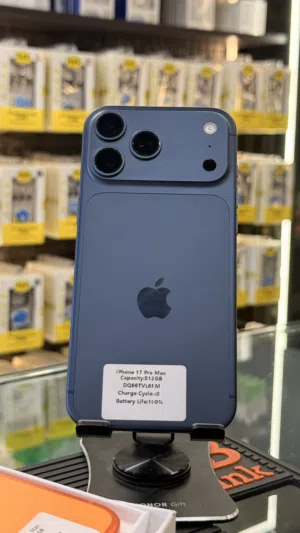 IPHONE 17 PRO MAX (512-GB) UESD LIKE NEW // ايفون 17 برو ماكس 512 جيجا مستعمل بحاله الجديد