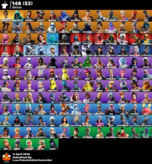 حساب فورت نايت فخم في اكس كراوتس نادر و الحساب جدا فخم من سيزون 6