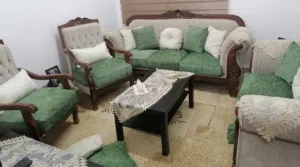 طقم خشب زان متين ثقيل ومرتب للبيع