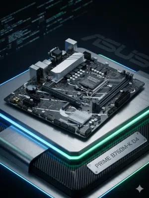 ASUS PRIME B760M-K D4 – بورد احترافية جديدة كلياً لأداء قوي وثبات عالي مع دعم أحدث معالجات Intel