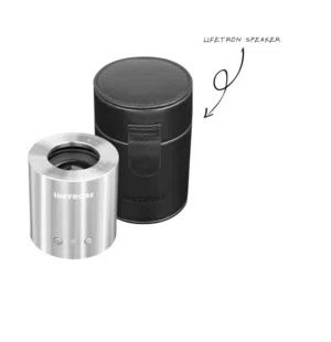 Lifetrons DrumBass Mini Bluetooth Speaker (FG-8011N-SIL) - Wireless Metallic Desig
