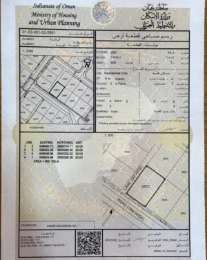 Residential Land for Sale in Muscat Amerat
