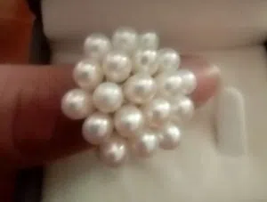 Ring of steel and pearls