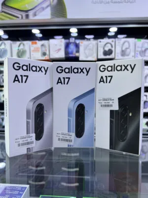 Samsung (A17) (128GB) (6RAM)  جديد كليا داخال ليما موبايل مع بكج ( عضمة +كفر+لزقه) بسعر مميز