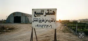 هنقر للبيع في موقع ممتاز بالقرب من طريق المشتل