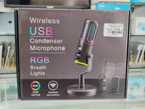 RGB Gaming USB Condenser Microphone in Muscat / Brand New