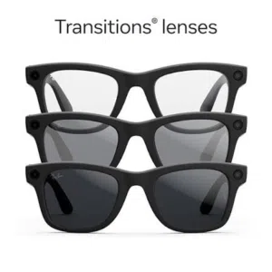 RAYBAN META WAYFARER (GEN 2 ) SUNGLASSES F MATTE BLACK L TRANSITIONS GREY RW4012 يتغير لون العدسة